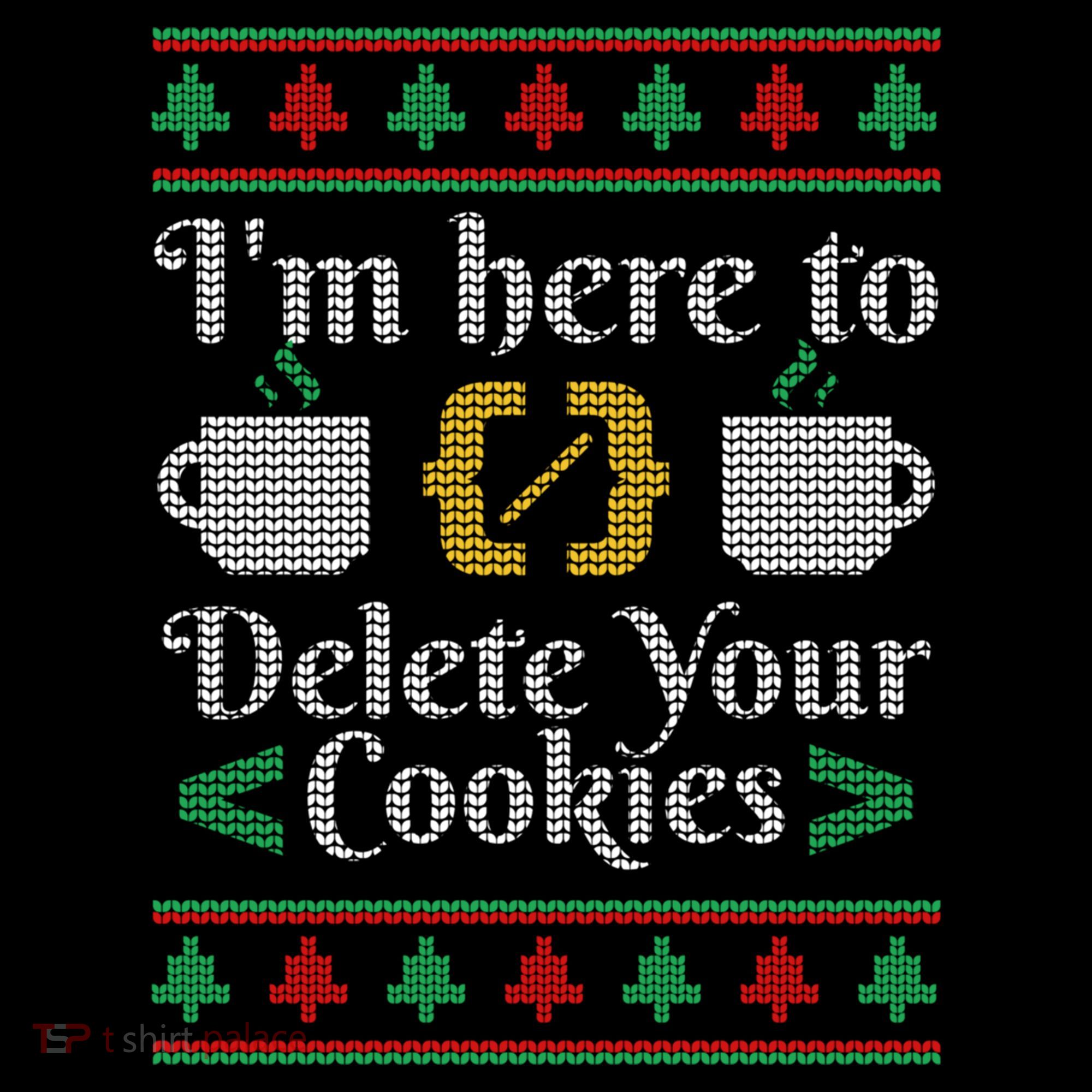 Delete Cookies Ugly Sweater Christmas Sweater Xmas Gift Women's Hoodie