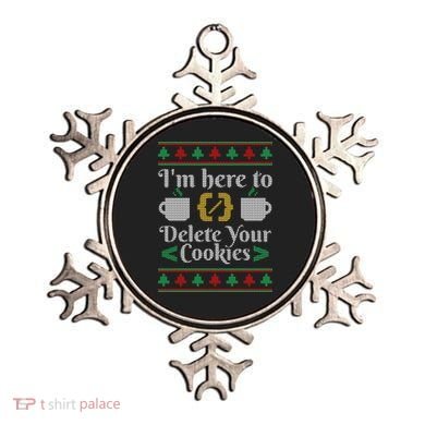 Delete Cookies Ugly Sweater Christmas Sweater Xmas Gift Ornament