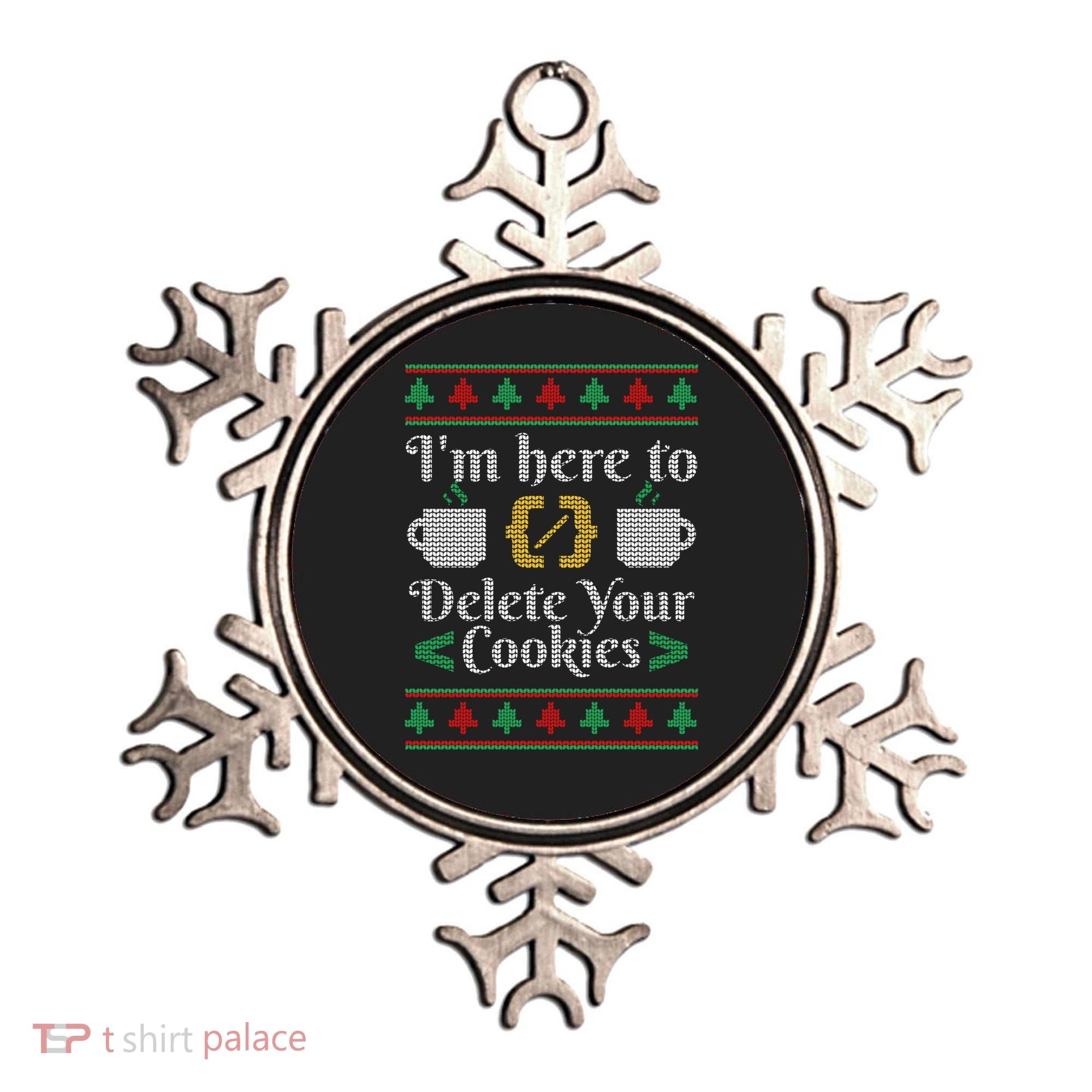 Delete Cookies Ugly Sweater Christmas Sweater Xmas Gift Ornament
