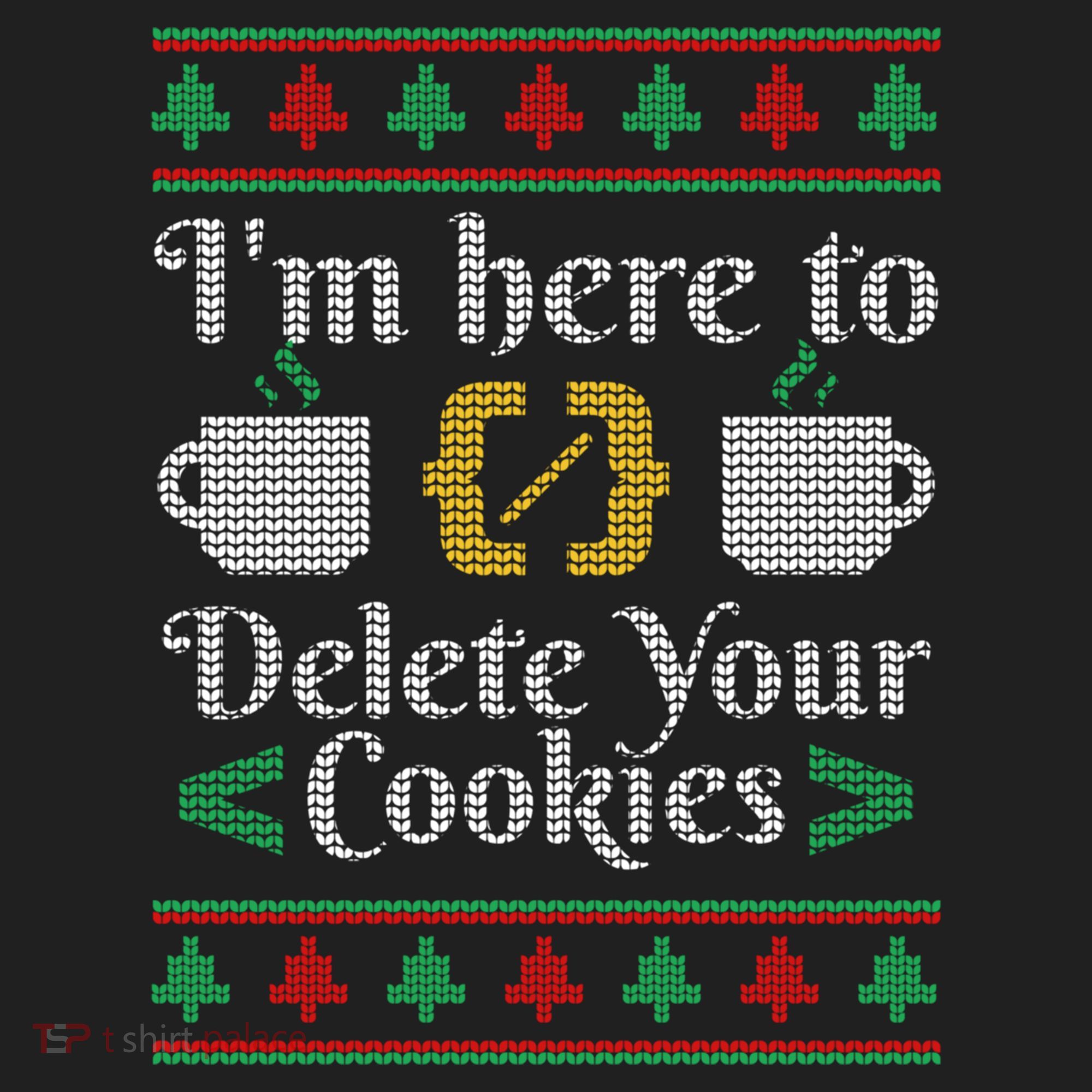 Delete Cookies Ugly Sweater Christmas Sweater Xmas Gift Hat