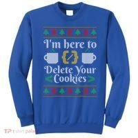 Delete Cookies Ugly Sweater Christmas Sweater Xmas Gift Sweatshirt thumb 0