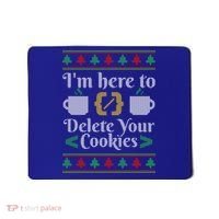 Delete Cookies Ugly Sweater Christmas Sweater Xmas Gift Mousepad thumb 0