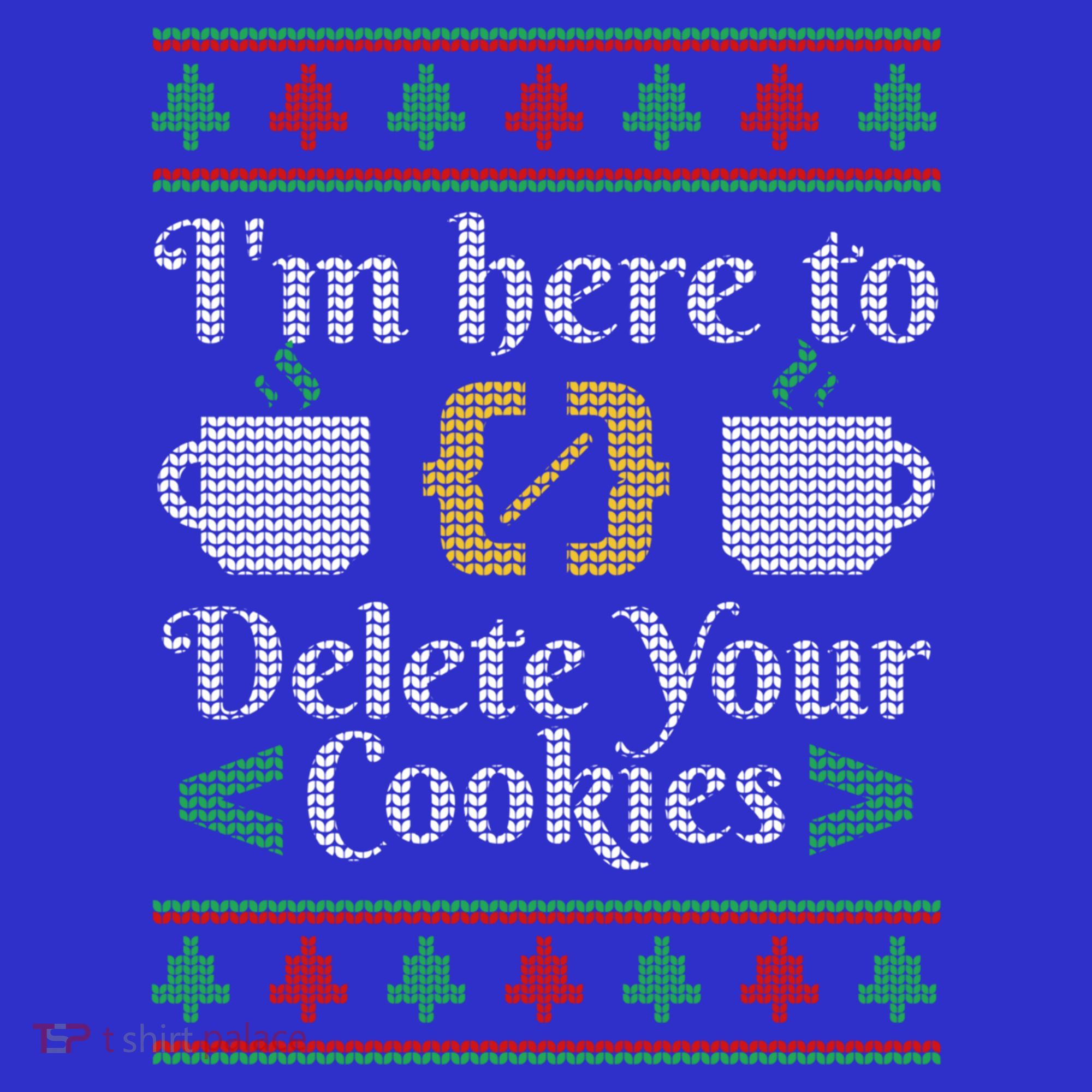 Delete Cookies Ugly Sweater Christmas Sweater Xmas Gift Women's Tank Top