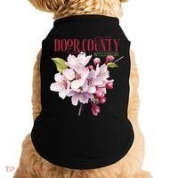 Door County Wisconsin Cherry Blossoms Festival Cherries Doggie Tank thumb 0