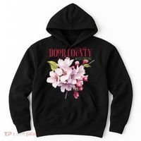 Door County Wisconsin Cherry Blossoms Festival Cherries Hoodie thumb 0