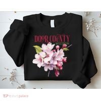 Door County Wisconsin Cherry Blossoms Festival Cherries Sweatshirt thumb 2
