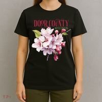 Door County Wisconsin Cherry Blossoms Festival Cherries T-Shirt thumb 4