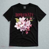 Door County Wisconsin Cherry Blossoms Festival Cherries T-Shirt thumb 5