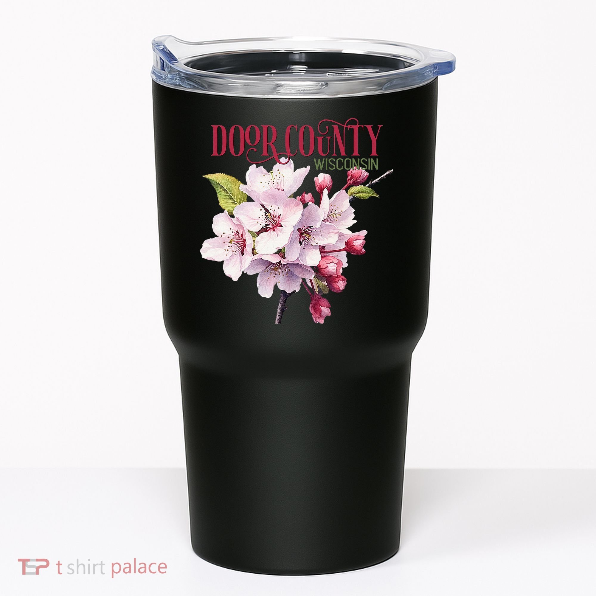Door County Wisconsin Cherry Blossoms Festival Cherries Tumbler