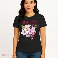 Door County Wisconsin Cherry Blossoms Festival Cherries Women's T-Shirt thumb 4