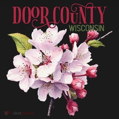 Door County Wisconsin Cherry Blossoms Festival Cherries Women's T-Shirt