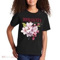 Door County Wisconsin Cherry Blossoms Festival Cherries Kids T-Shirt thumb 2