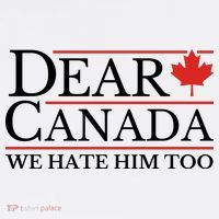 Dear Canada We Hate Him Too Baby Bodysuit thumb 2