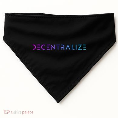 Decentralize Crypto Web3 Blockchain USA-Made Doggie Bandana