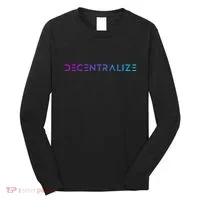 Decentralize Crypto Web3 Blockchain Long Sleeve Shirt thumb 0