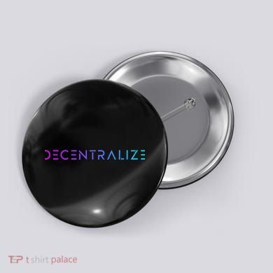 Decentralize Crypto Web3 Blockchain Button