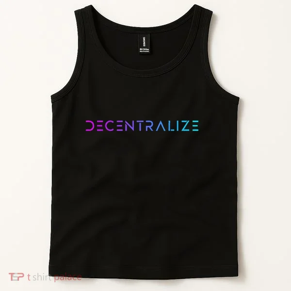 Decentralize Crypto Web3 Blockchain Tank Top