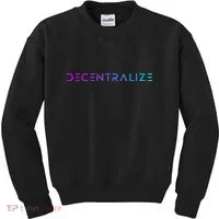 Decentralize Crypto Web3 Blockchain Kids Sweatshirt thumb 0