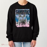 Dazed Cat With Glasses Women's Sweatshirt thumb 0