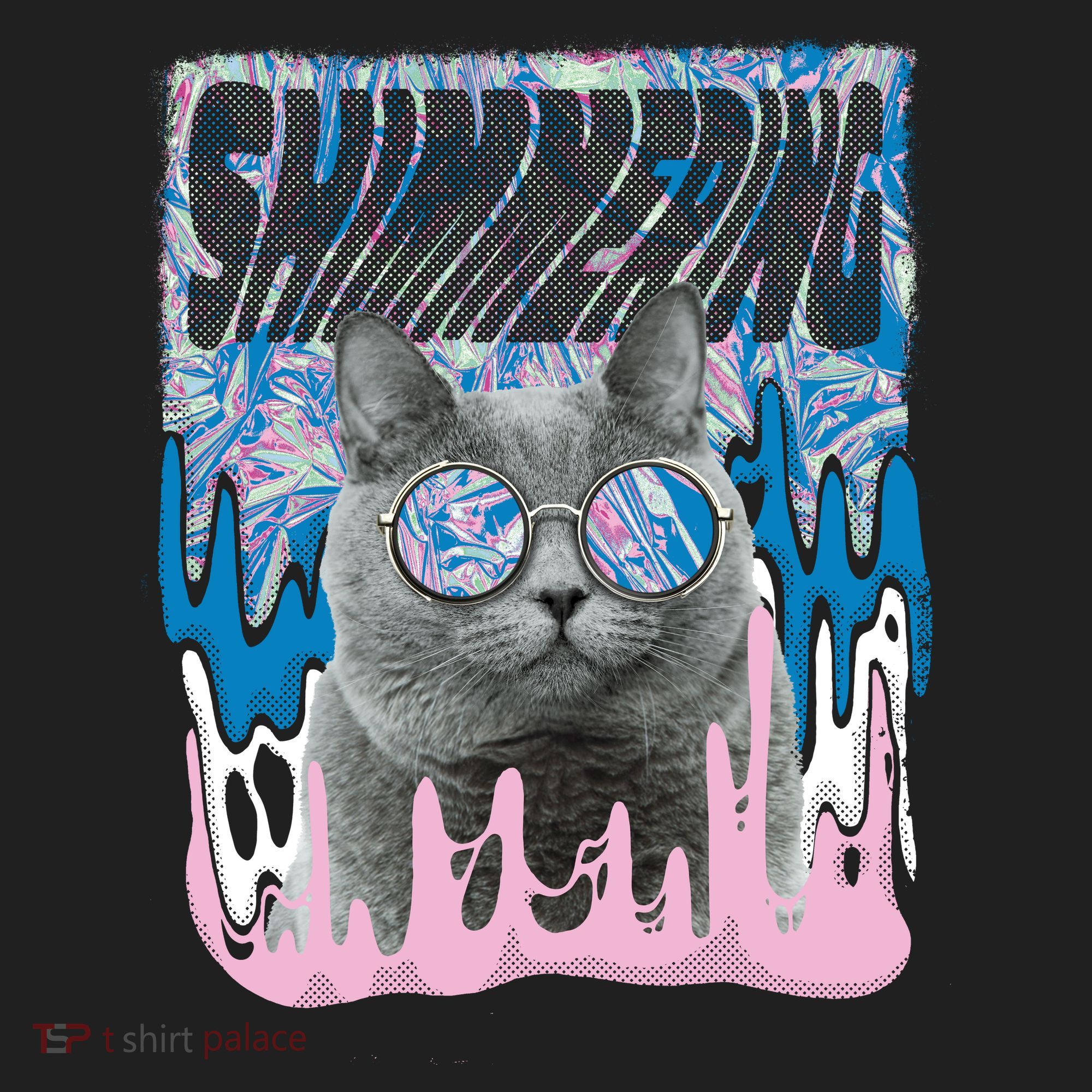 Dazed Cat With Glasses Women's Sweatshirt