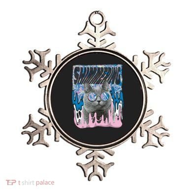 Dazed Cat With Glasses Ornament