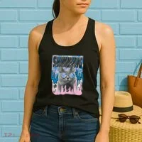 Dazed Cat With Glasses Women's Tank Top thumb 2