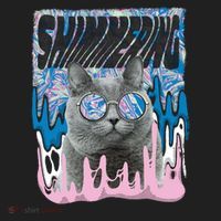 Dazed Cat With Glasses Golf Towel thumb 3