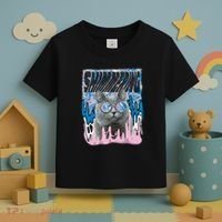 Dazed Cat With Glasses Toddler T-Shirt thumb 3