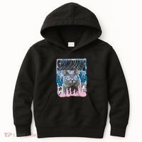 Dazed Cat With Glasses Kids Hoodie thumb 0