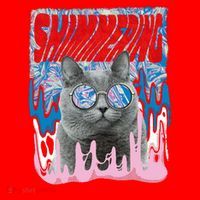 Dazed Cat With Glasses Santa Hat thumb 1