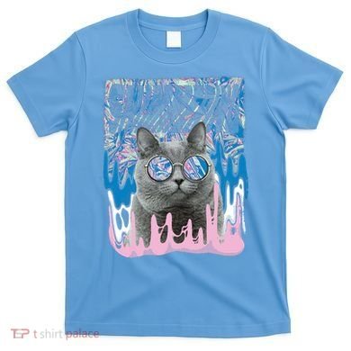 Dazed Cat With Glasses T-Shirt
