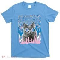 Dazed Cat With Glasses T-Shirt thumb 0