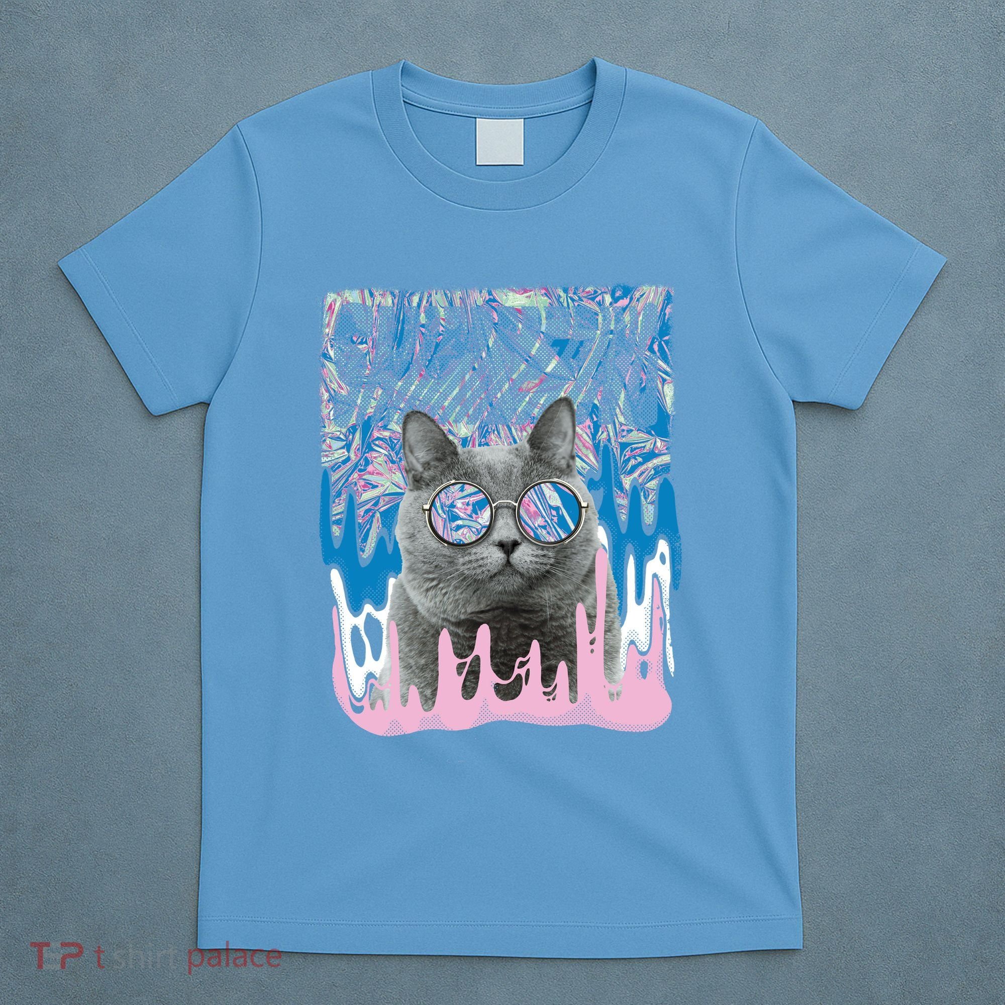 Dazed Cat With Glasses T-Shirt