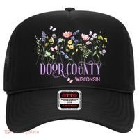 Door County Wisconsin Wildflowers Summer Vacation Souvenir Gift Hat thumb 0