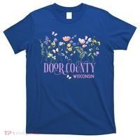 Door County Wisconsin Wildflowers Summer Vacation Souvenir Gift T-Shirt thumb 0
