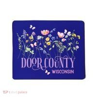 Door County Wisconsin Wildflowers Summer Vacation Souvenir Gift Mousepad thumb 0