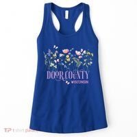 Door County Wisconsin Wildflowers Summer Vacation Souvenir Gift Women's Tank Top thumb 0