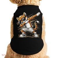 Dabbing Cheetah Wear Glasses Cute Funny Cheetah Animal Doggie Tank thumb 0