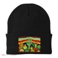 Desert Cactus Western Retro Beanie thumb 0