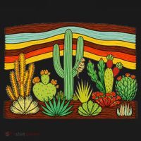 Desert Cactus Western Retro Pajama Set thumb 2