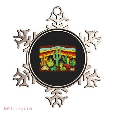 Desert Cactus Western Retro Ornament