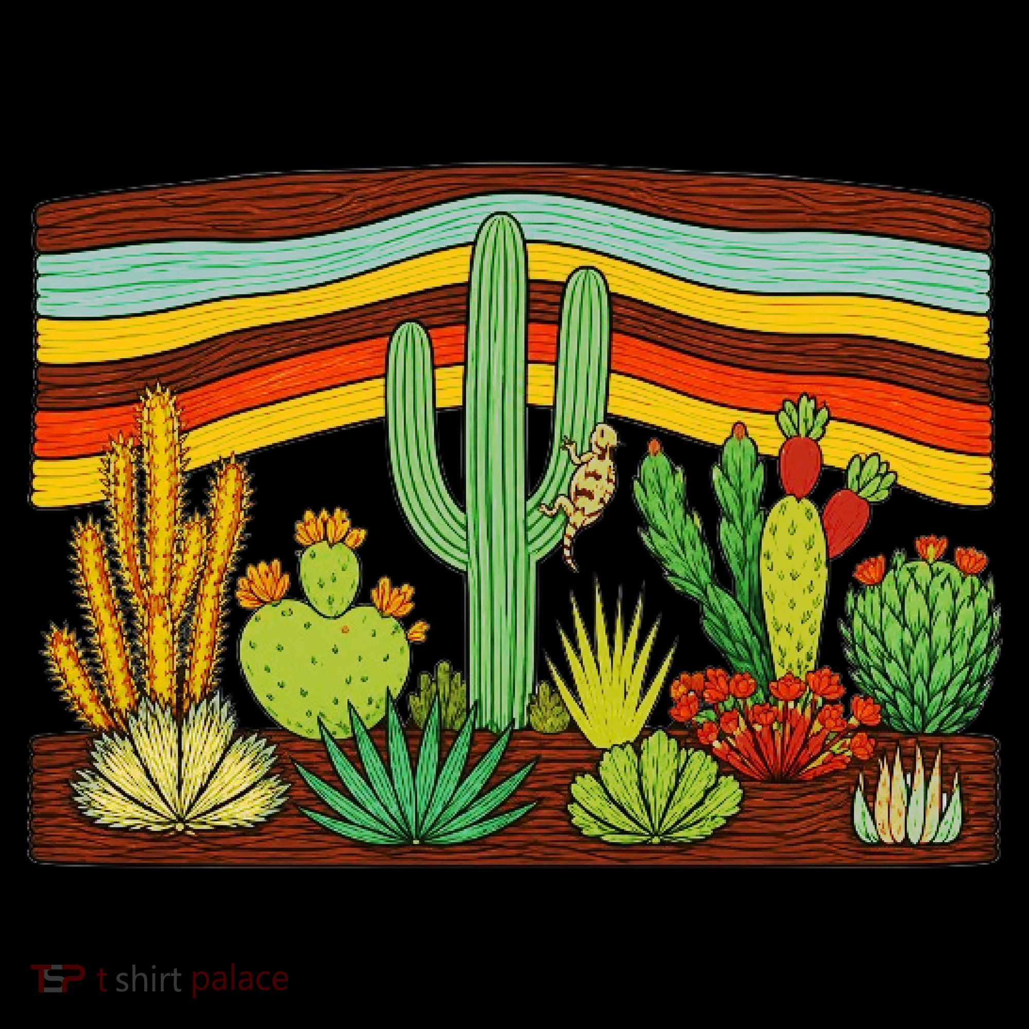 Desert Cactus Western Retro Women's Tank Top