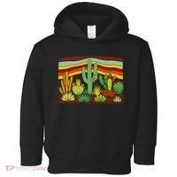 Desert Cactus Western Retro Toddler Hoodie thumb 0