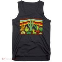 Desert Cactus Western Retro Tank Top thumb 0