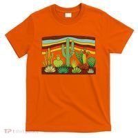 Desert Cactus Western Retro T-Shirt thumb 0