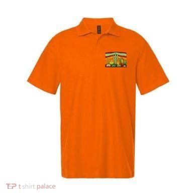 Desert Cactus Western Retro Polo