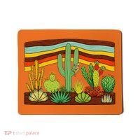 Desert Cactus Western Retro Mousepad thumb 0