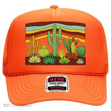 Desert Cactus Western Retro Hat
