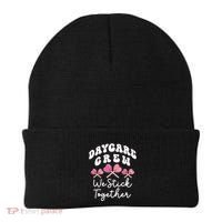 Daycare Crew We Stick Together Daycare Teacher Heart Sucker Cool Gift Beanie thumb 0