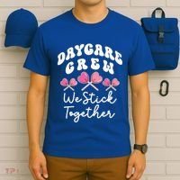 Daycare Crew We Stick Together Daycare Teacher Heart Sucker Cool Gift T-Shirt thumb 6